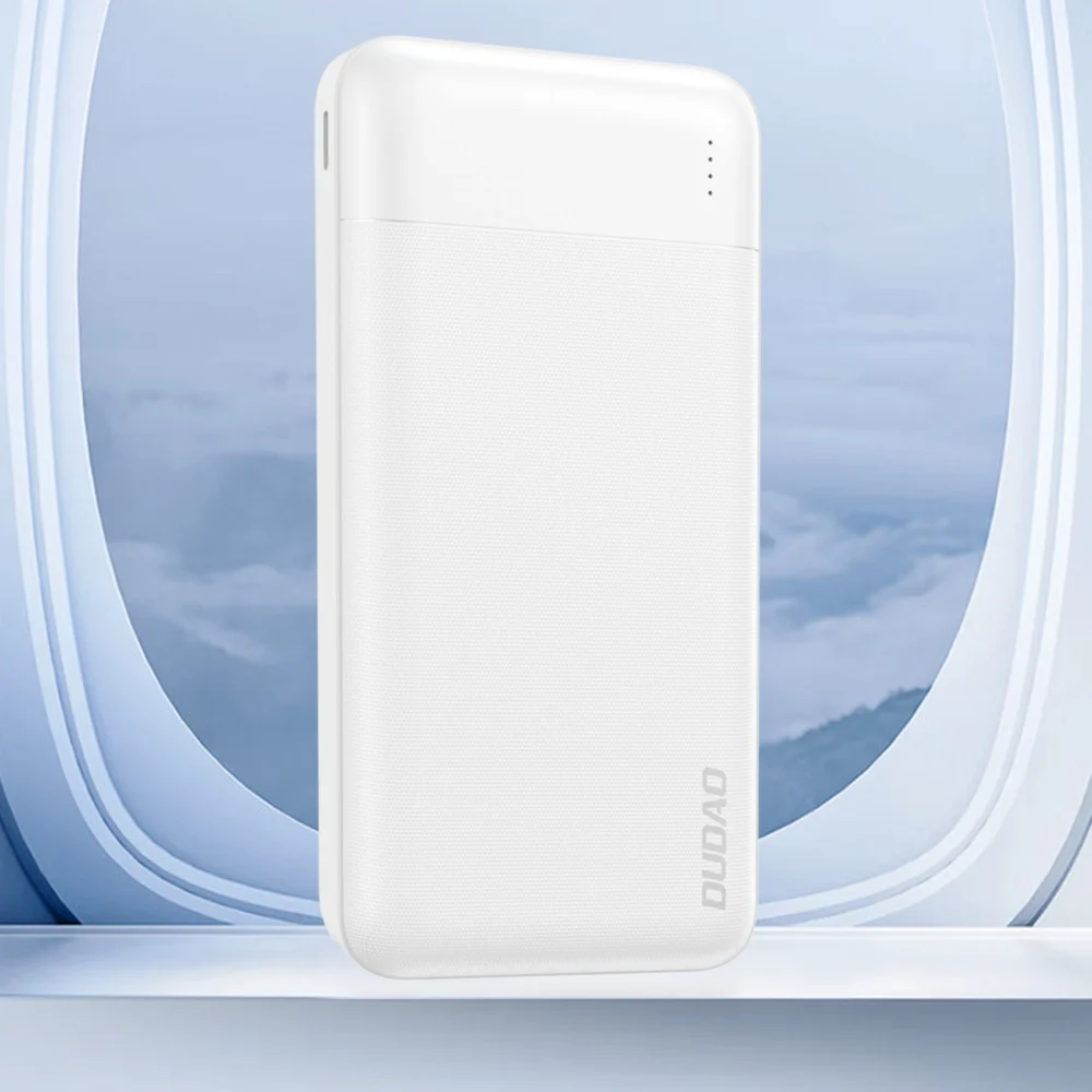 Powerbank Dudao K18-1W 10000mAh USB-A / USB-C / Micro USB - whiteeng