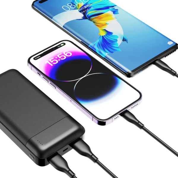 Powerbank Dudao K18-1W 10000mAh USB-A / USB-C / Micro USB - blackeng