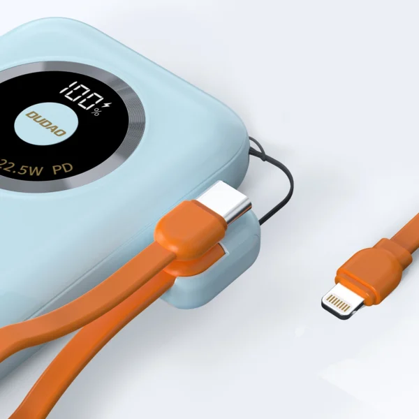 Powerbank Dudao K21 Mini 10000mAh 22.5W USB-A / USB-C - blueeng