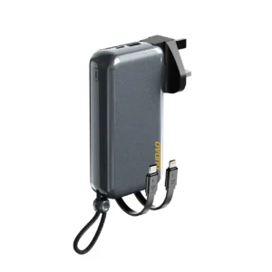 Dudao K25 2in1 10000mAh 3-Plug Powerbank Charger - Grayeng
