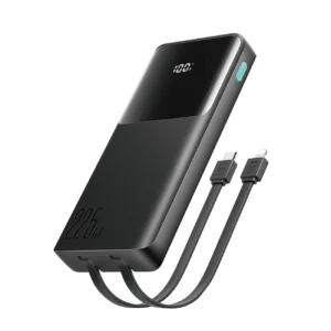 Joyroom JR-PBF19 22.5W 10000mAh Powerbank with Two Built-in Cables - Blackeng