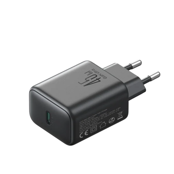 Joyroom JR-TCG13 45W GaN Wall Charger for Samsung Ultra - Blackeng