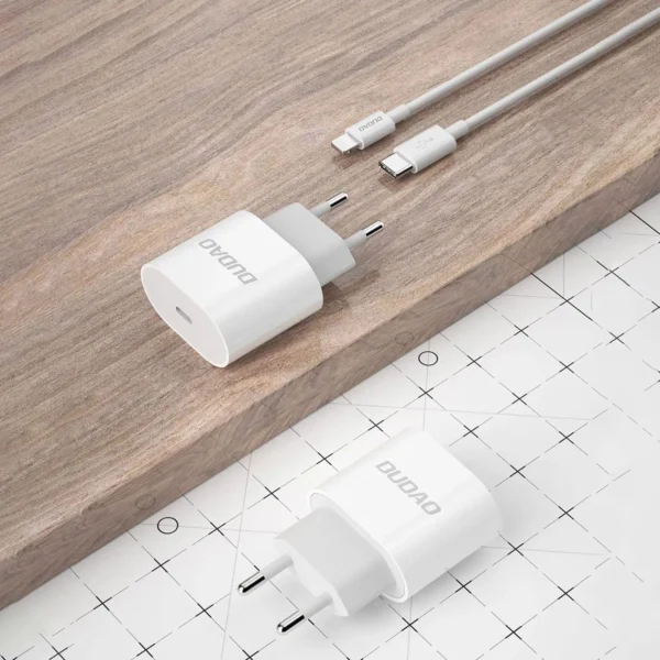 Dudao A14EU PD 20W USB-C Wall Charger - Whiteeng