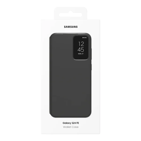 Samsung Smart View Wallet Case EF-ZS721CBEGWW for Samsung Galaxy S24 FE - Blackeng