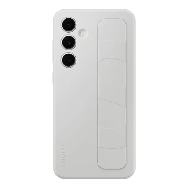 Samsung Standing Grip Case EF-GS921CLEGWW with holder / stand for Samsung Galaxy S24 FE - grayeng