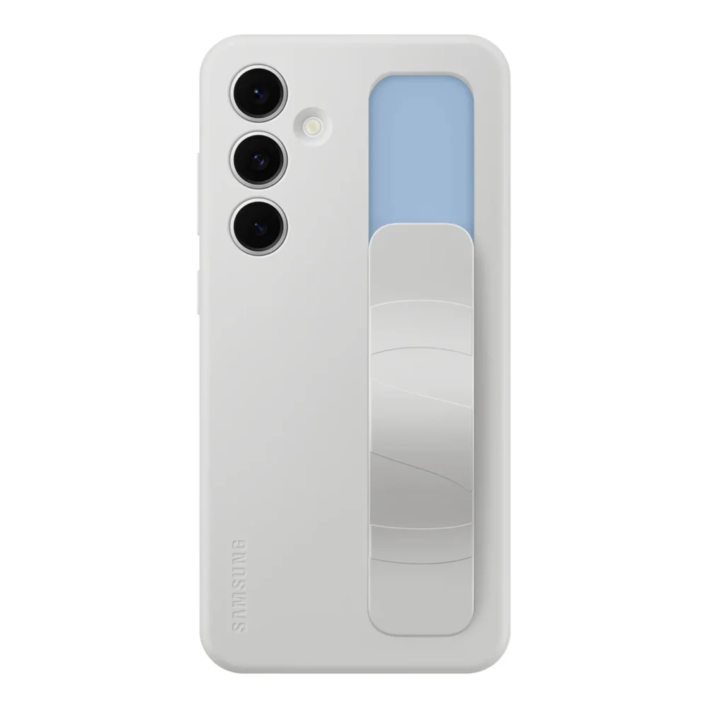 Samsung Standing Grip Case EF-GS921CLEGWW with holder / stand for Samsung Galaxy S24 FE - grayeng