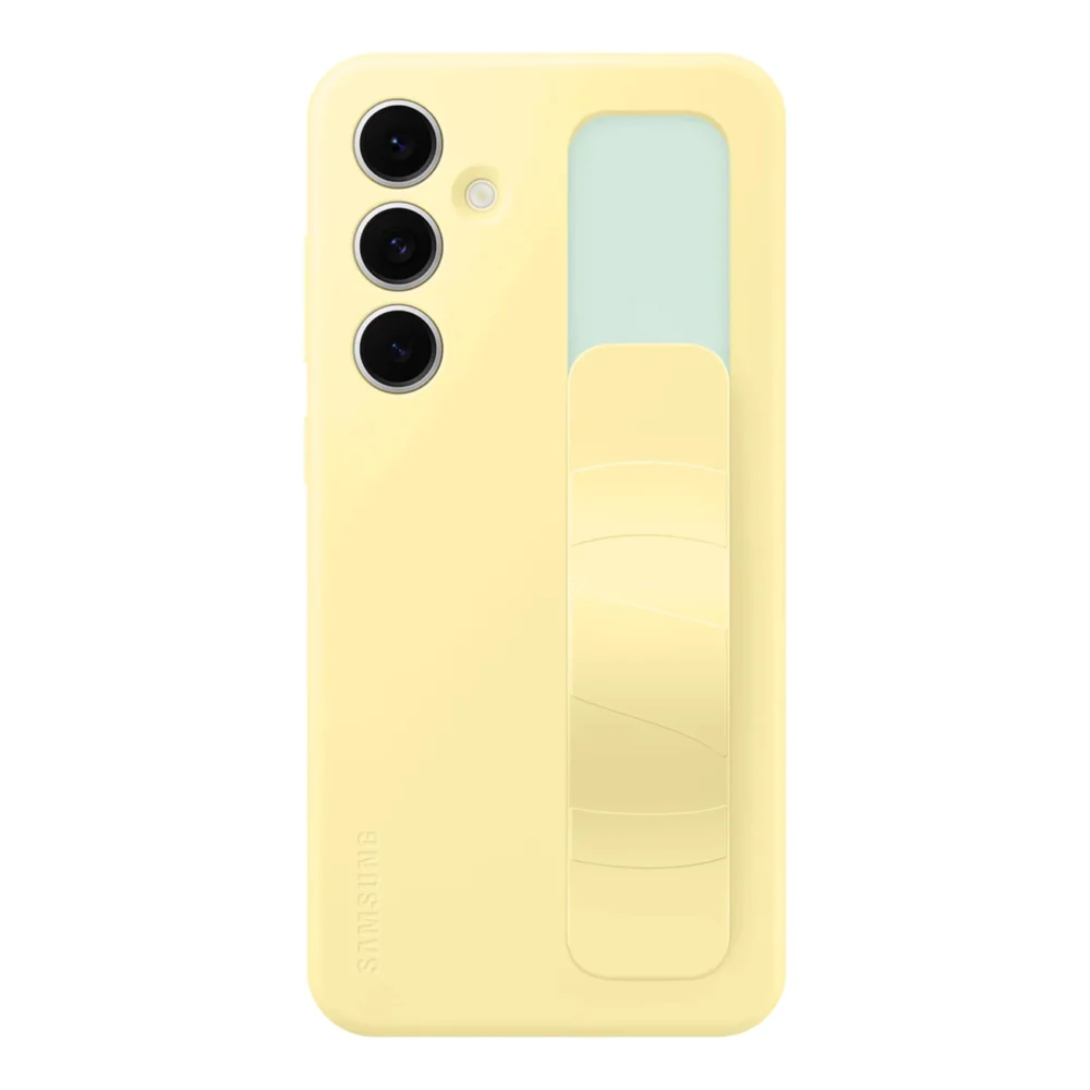 Samsung Standing Grip Case EF-GS721CYEGWW with holder / stand for Samsung Galaxy S24 FE - yelloweng