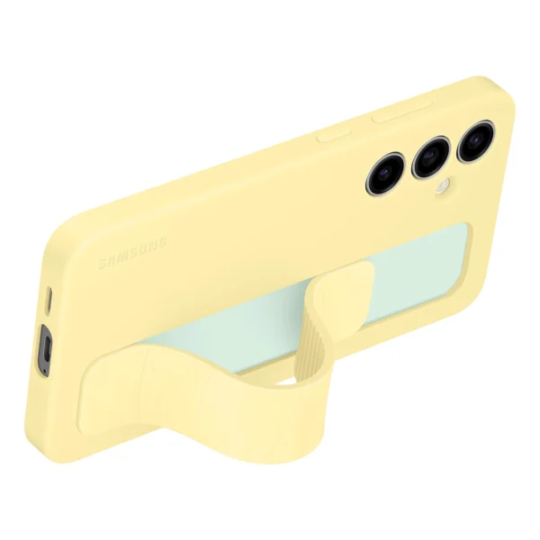 Samsung Standing Grip Case EF-GS721CYEGWW with holder / stand for Samsung Galaxy S24 FE - yelloweng