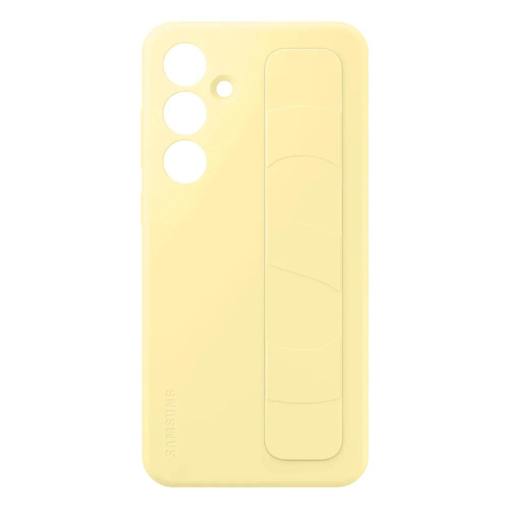 Samsung Standing Grip Case EF-GS721CYEGWW with holder / stand for Samsung Galaxy S24 FE - yelloweng