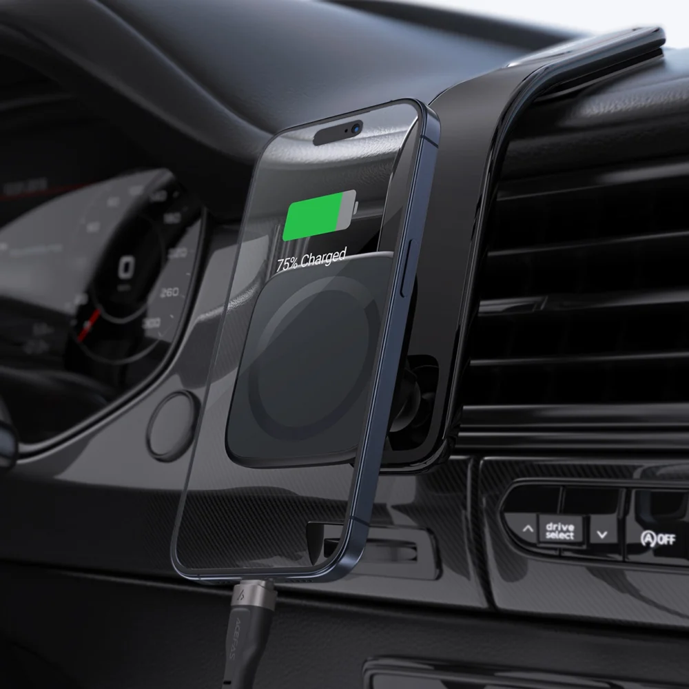 Acefast D29 Magnetic Dashboard Mount with MagSafe - Blackeng