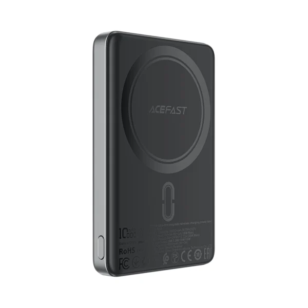 Powerbank Acefast M12-10000 PD20W ultra-slim, MagSafe compatible - blackeng