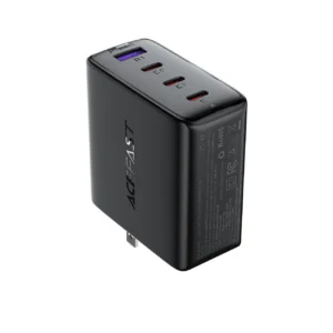 Acefast A96 PD100W GaN Charger (3 x USB-C + 1x USB-A) with US Plug - Blackeng