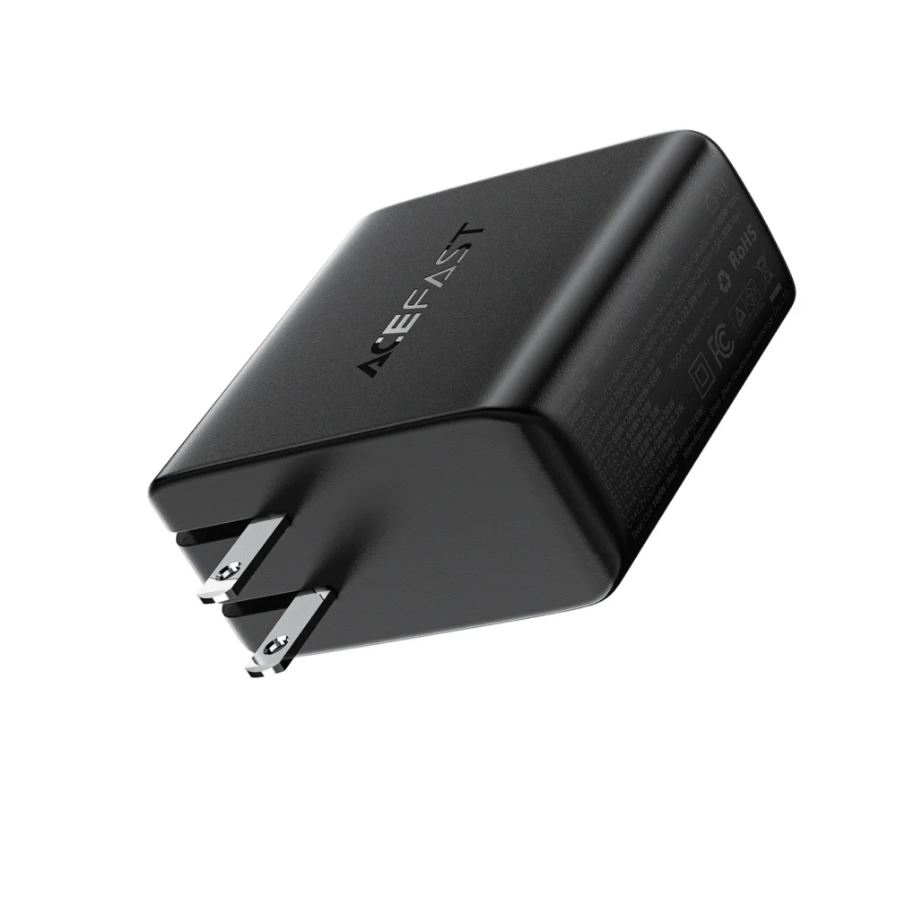 Acefast A96 PD100W GaN Charger (3 x USB-C + 1x USB-A) with US Plug - Blackeng