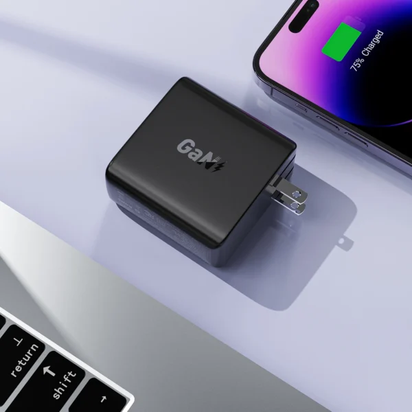Acefast A96 PD100W GaN Charger (3 x USB-C + 1x USB-A) with US Plug - Blackeng