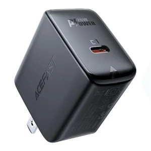 Acefast A3 PD20W Wall Charger with USB-C with US Plug - Blackeng