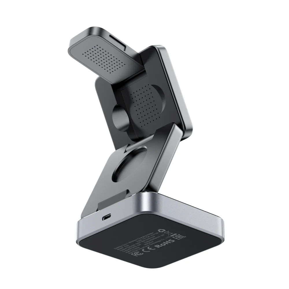 Acefast E20 3 in 1 Inductive Charger - Blackeng