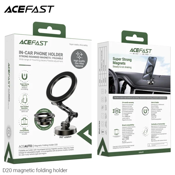 Acefast D20 Foldable Magnetic Holder - Grayeng