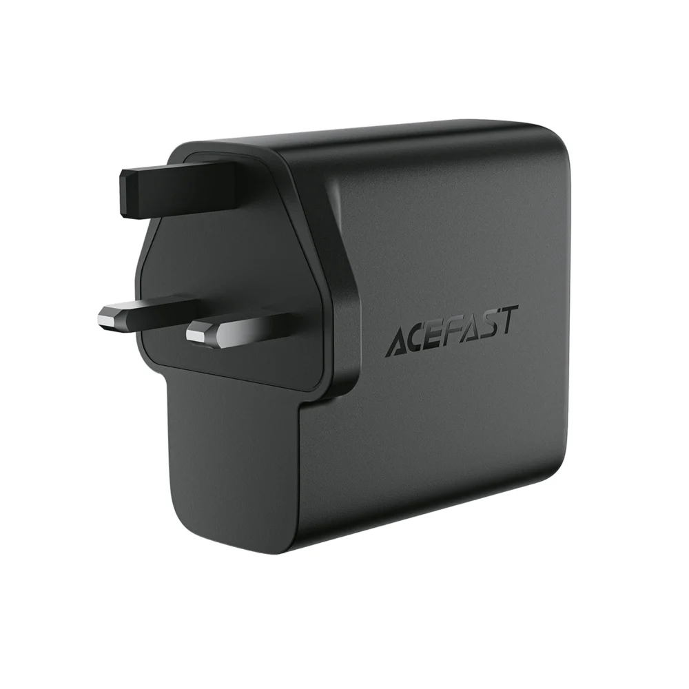 Acefast A97 PD100W GaN Wall Charger (3 x USB-C + USB-A) with UK Plug - Blackeng