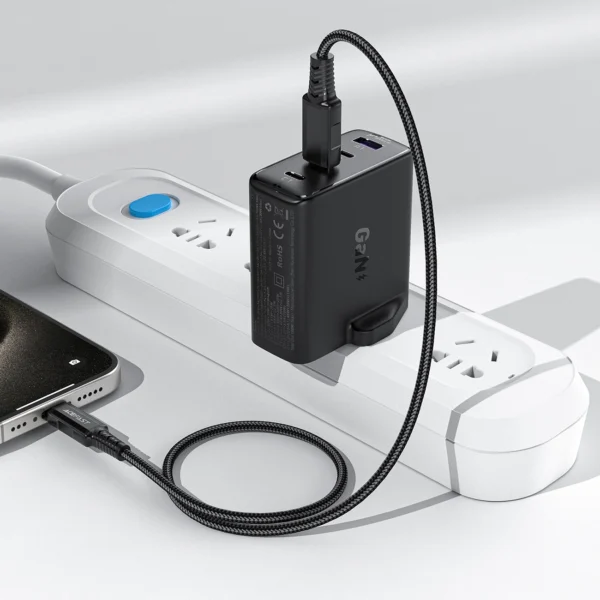 Acefast A97 PD100W GaN Wall Charger (3 x USB-C + USB-A) with UK Plug - Blackeng