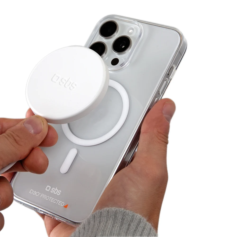 SBS D3O MagSafe Case for iPhone 15 Pro - Cleareng