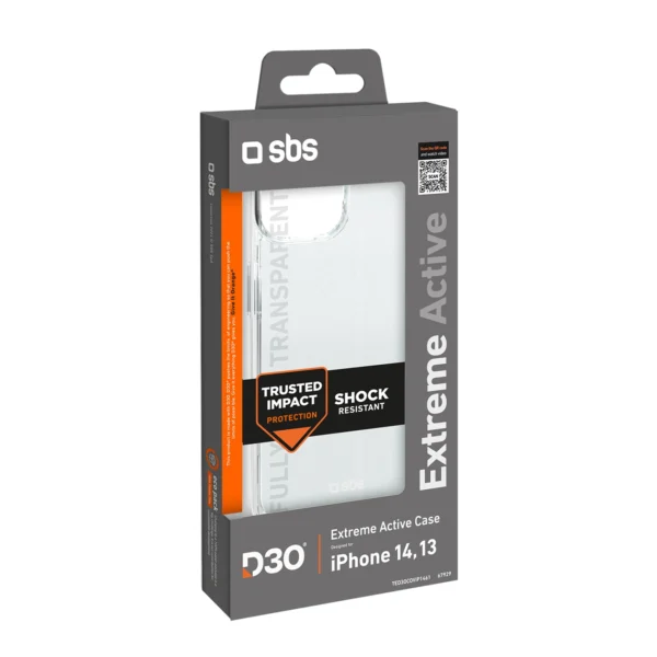 SBS D3O Case for iPhone 14 / 13 - Transparenteng
