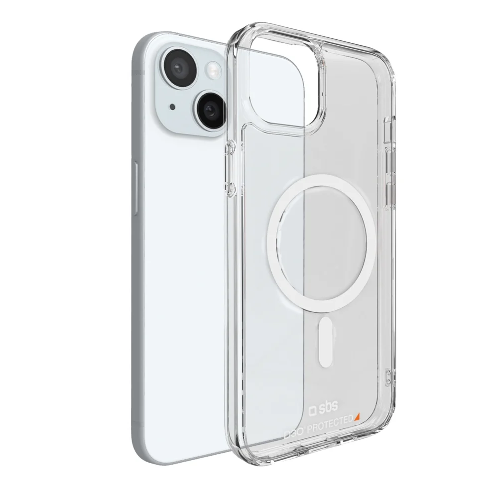 SBS D3O MagSafe iPhone 15 Case - Cleareng