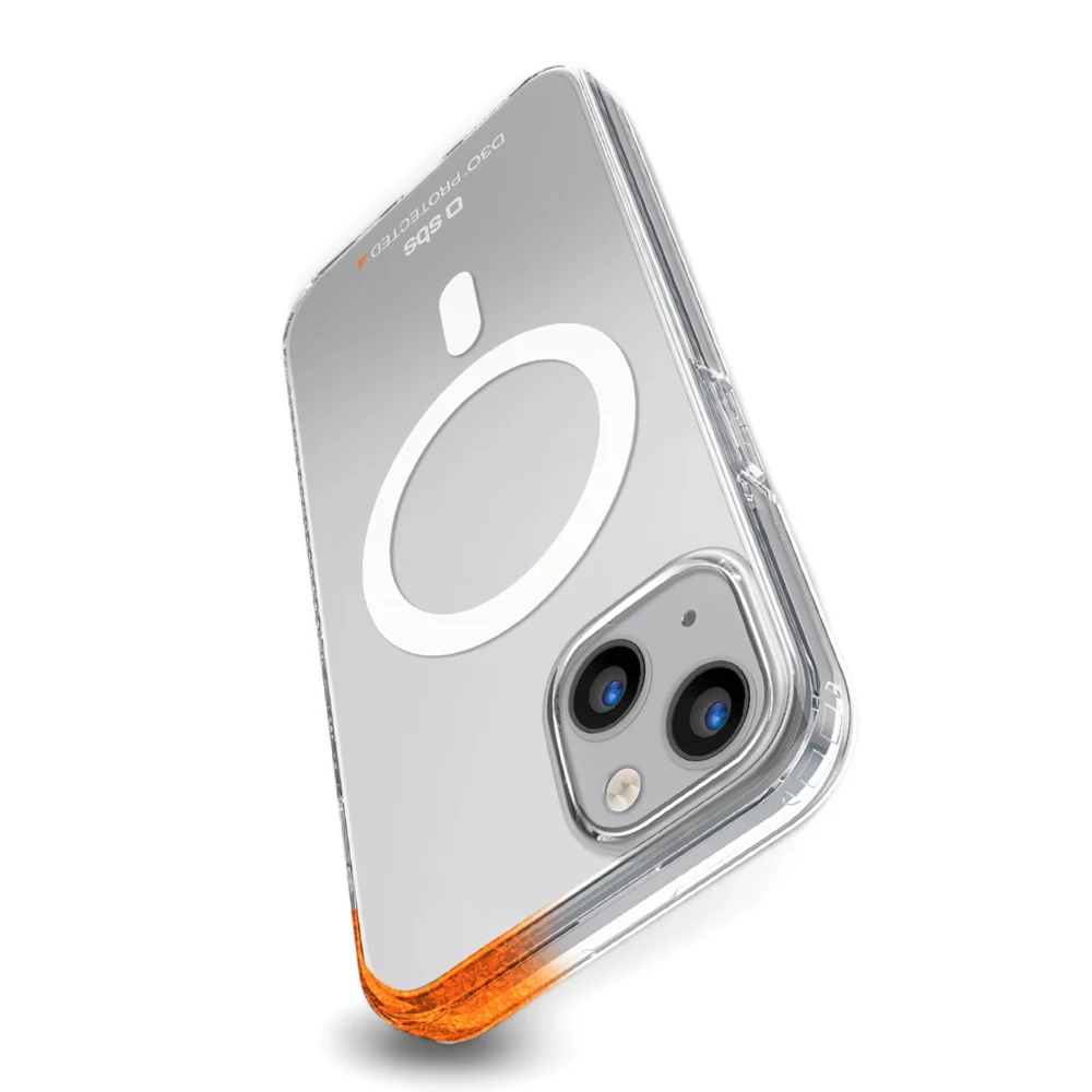 SBS D3O MagSafe iPhone 15 Case - Cleareng