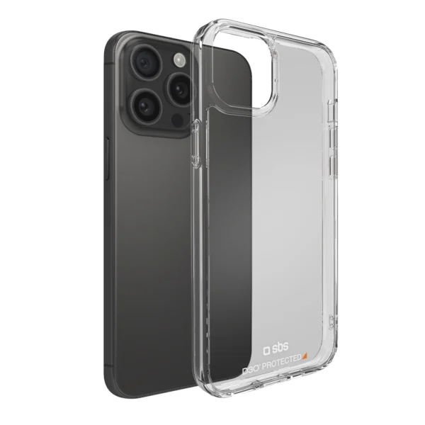 SBS D3O iPhone 15 Pro Max Case - Transparenteng