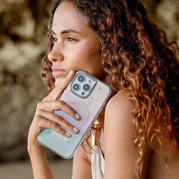 Uniq Coehl Celest Magnetic Charging Case for iPhone 16 Pro Max - Iridescenteng