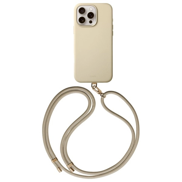 Uniq Coehl Muse Magnetic Charging Case for iPhone 16 Pro - Beigeeng