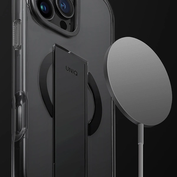Uniq Heldro Max Magclick Charging Case for iPhone 16 Pro - Transparenteng