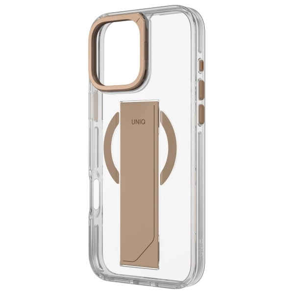 Uniq Heldro Max Magclick Charging Case for iPhone 16 Pro Max - Goldeng