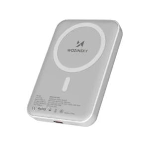 Wozinsky WRW349YWS 10,000 mAh Magnetic Power Bank - Whiteeng