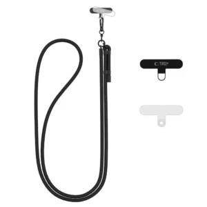 Tech-Protect C1S Rope Crossbody Strap Leash - Blackeng