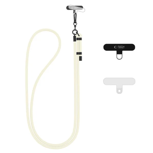 Tech-Protect C1S Rope Crossbody Strap Leash - Whiteeng
