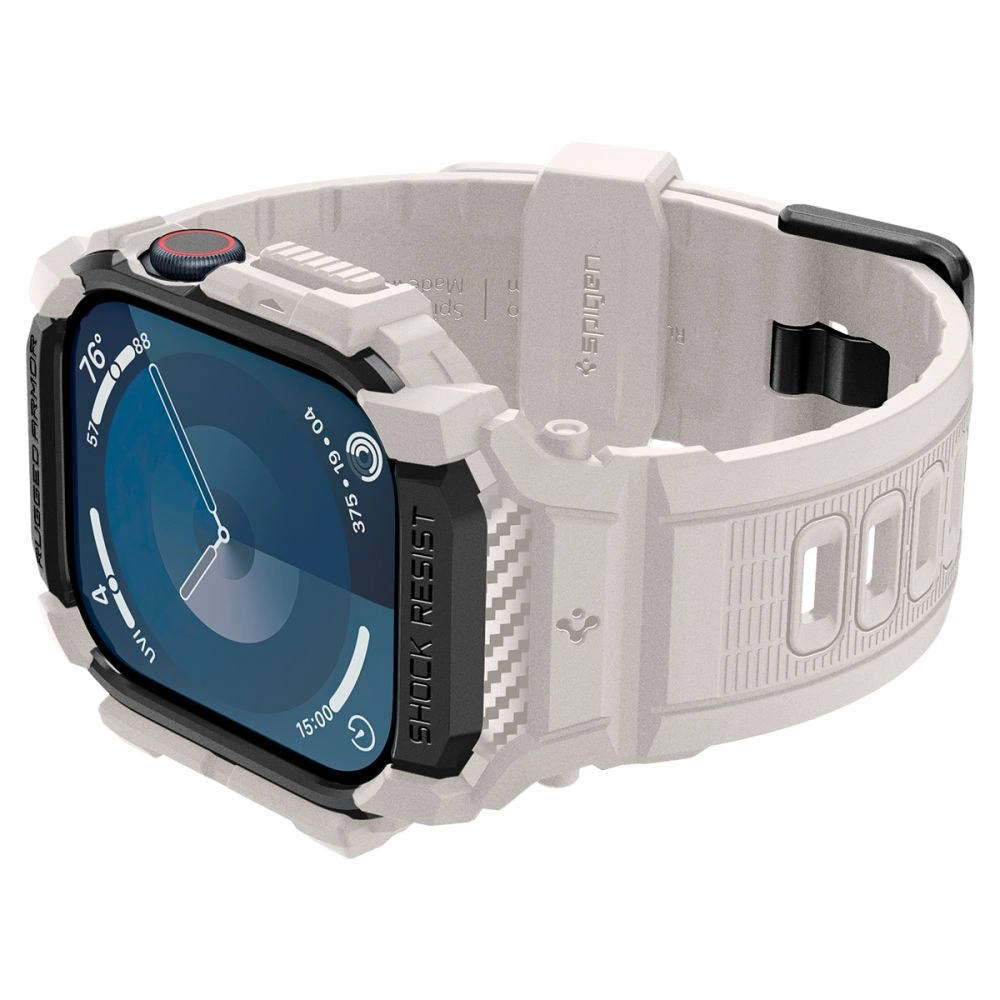 Spigen Rugged Armor ”Pro” Strap for Apple Watch 10 (46MM) - Beigeeng