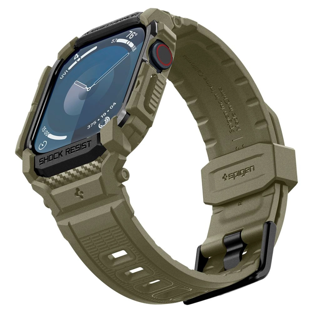 Spigen Rugged Armor ”Pro” Strap for Apple Watch 10 (46MM) - Greeneng