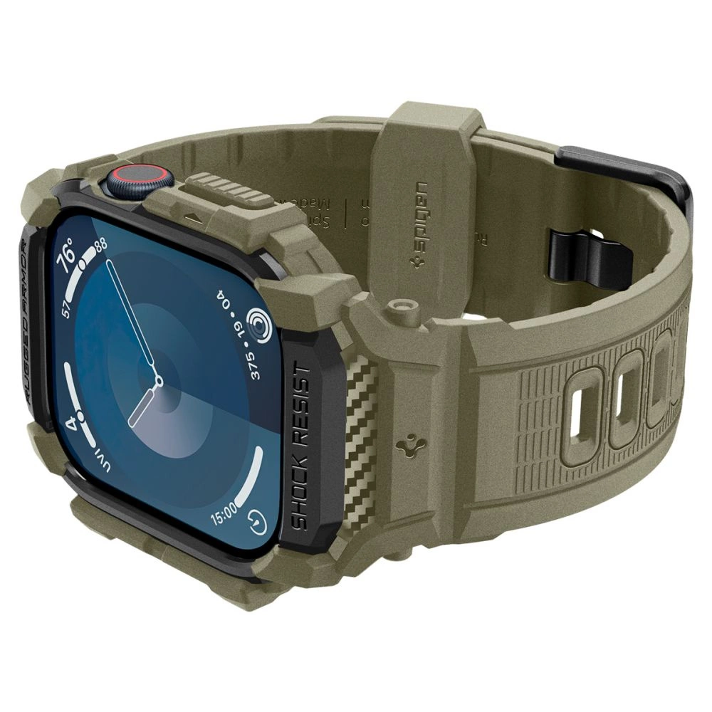 Spigen Rugged Armor ”Pro” Strap for Apple Watch 10 (46MM) - Greeneng