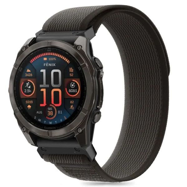 Tech-Protect Nylon Strap for Garmin Fenix 5 / 6 / 6 Pro / 7 / 8 (47MM) - Blackeng