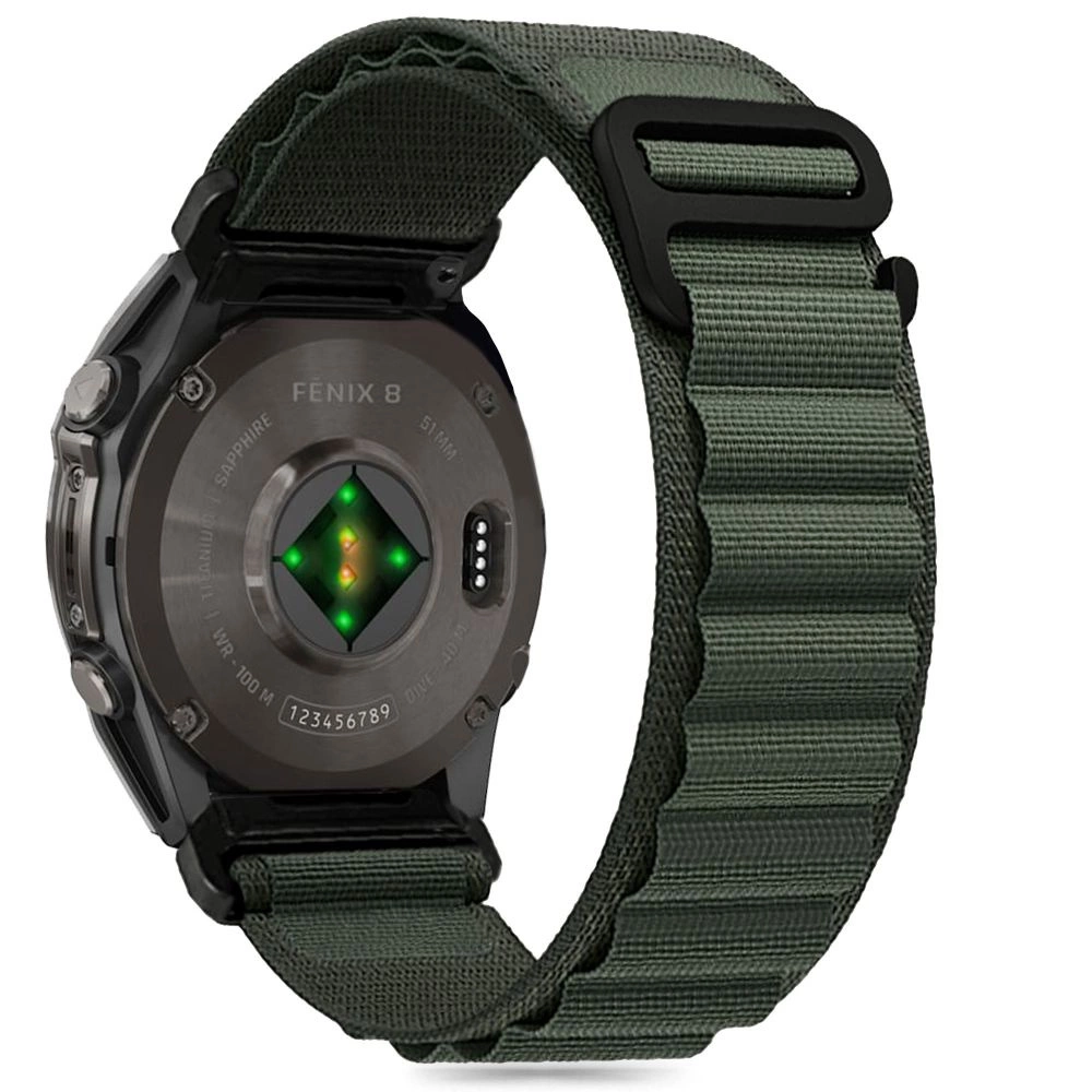 Tech-Protect Nylon Pro Strap for Garmin Fenix 5X / 5X PLUS / 6X / 6X Pro / 7X / 8 (51MM) - Greeneng