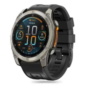 Tech-Protect Silicone Strap for Garmin Fenix 5S / 5S PLUS / 6S / 6S Pro / 7S / 8 (43MM) - Blackeng