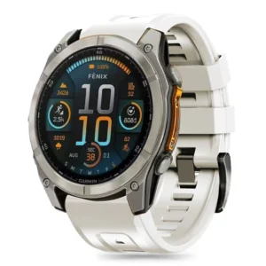 Tech-Protect Silicone Strap for Garmin Fenix 5S / 5S PLUS / 6S / 6S Pro / 7S / 8 (43MM) - Titaniumeng