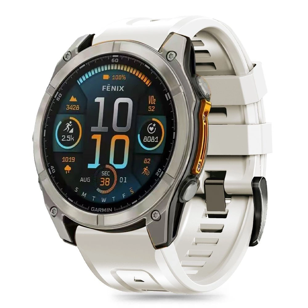 Tech-Protect Silicone Strap for Garmin Fenix 5S / 5S PLUS / 6S / 6S Pro / 7S / 8 (43MM) - Titaniumeng