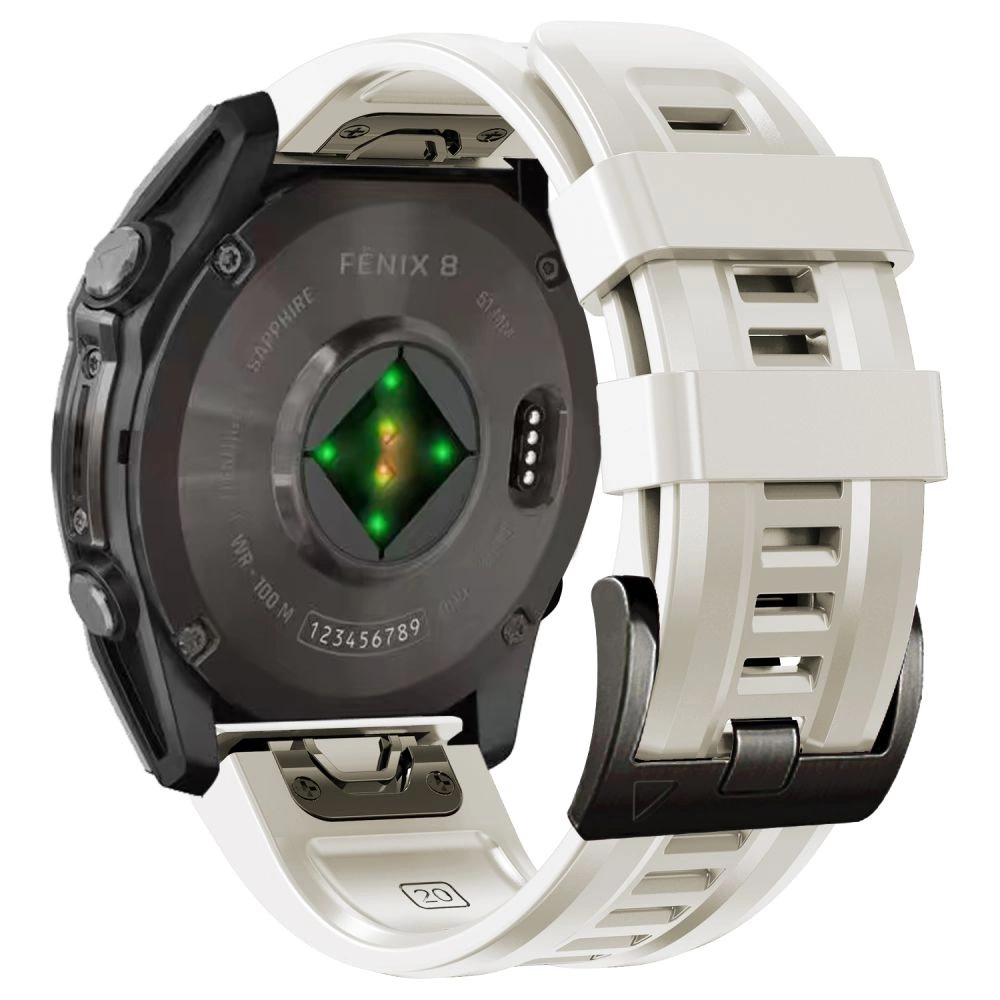Tech-Protect Silicone Strap for Garmin Fenix 5S / 5S PLUS / 6S / 6S Pro / 7S / 8 (43MM) - Titaniumeng