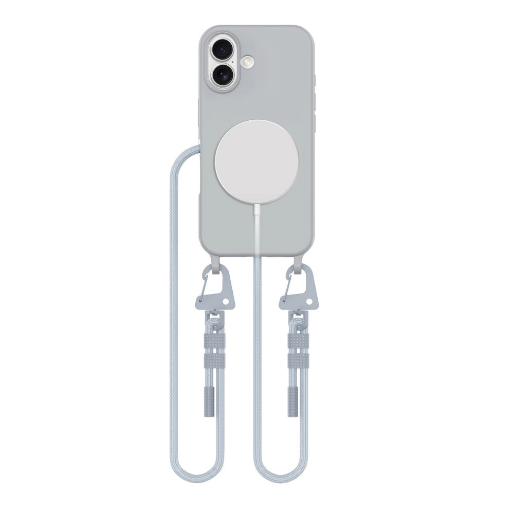 Tech-Protect MagNecklace MagSafe iPhone 16 Case - Grayeng