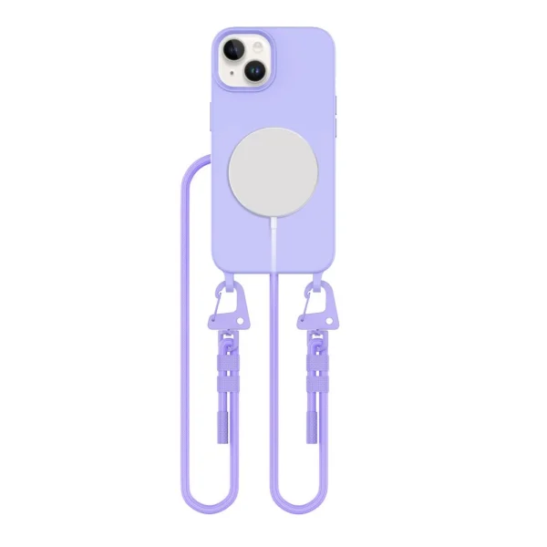Tech-Protect MagNecklace MagSafe iPhone 15 Case - Lavendereng