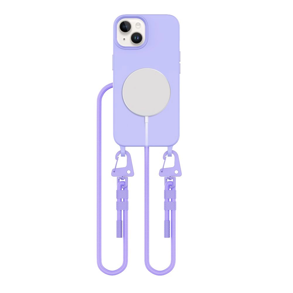 Tech-Protect MagNecklace MagSafe iPhone 15 Case - Lavendereng