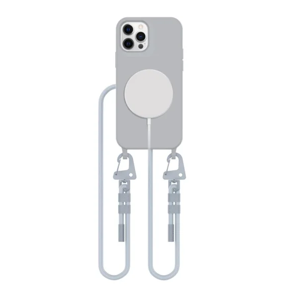 Tech-Protect MagNecklace MagSafe Case for iPhone 12 / 12 Pro - Grayeng