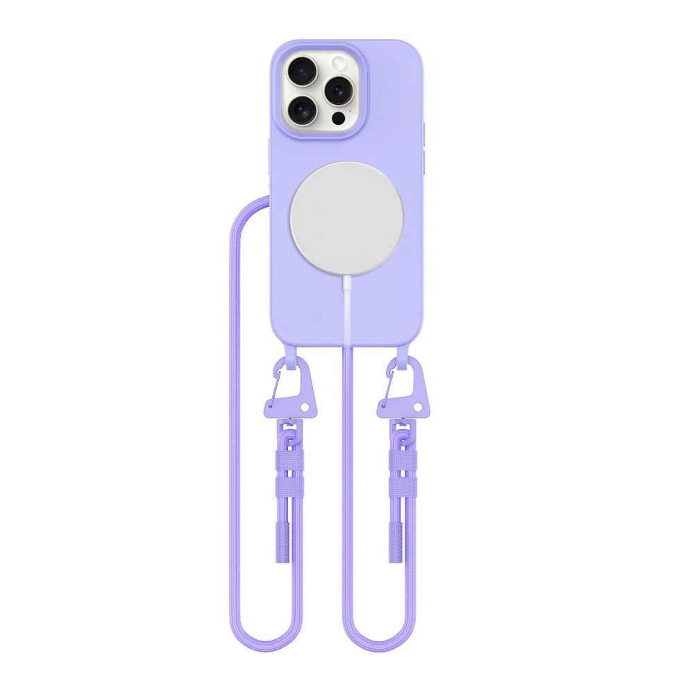 Tech-Protect MagNecklace MagSafe iPhone 15 Pro Case - Lavendereng