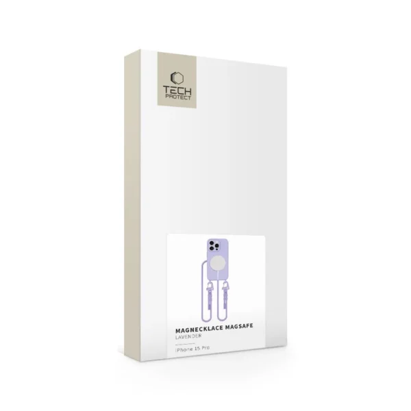 Tech-Protect MagNecklace MagSafe iPhone 15 Pro Case - Lavendereng